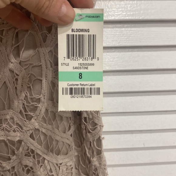 INC Crochet dress, body con shape, fully lined, size 8 - Picture 2 of 5